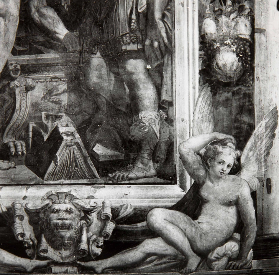 Perin del Vaga - Alessandro Magno pone in salvo gli scritti di Omero, Castel Sant'Angelo, Roma 3